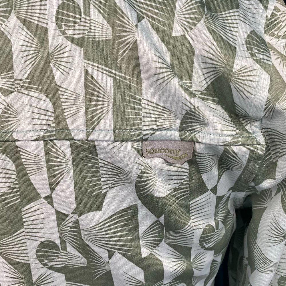Saucony Full Zip Geo Print Running Jacket - Picture 7 of 7